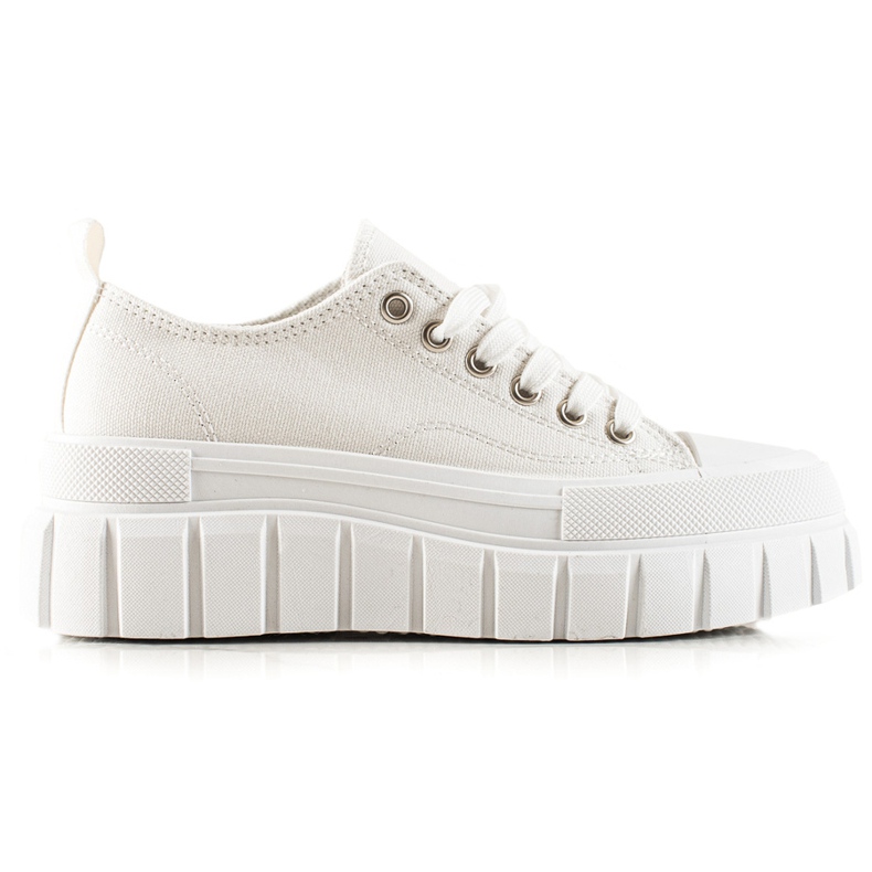 W. Potocki Turnschuhe auf der Potocki-Plattform weiß