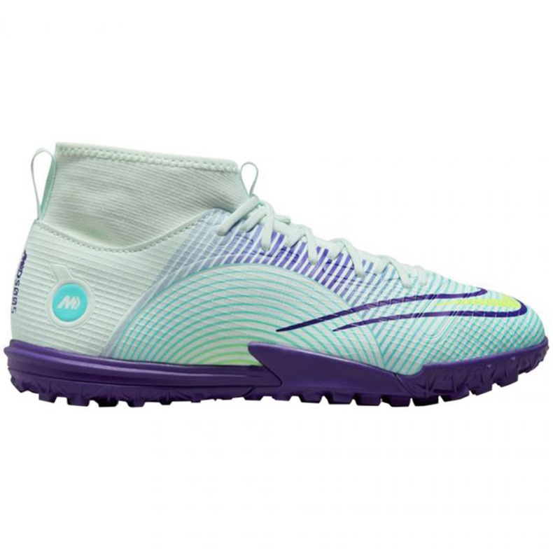 Nike Mercurial Superfly 8 Academy Mds Tf Jr DN3776 375 Fußballschuhe mehrfarbig grün
