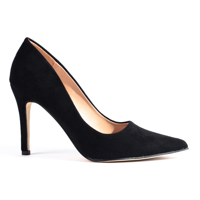Goodin Schwarze Wildleder-Heels