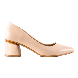 Seastar Pumps mit Öko-Leder beige