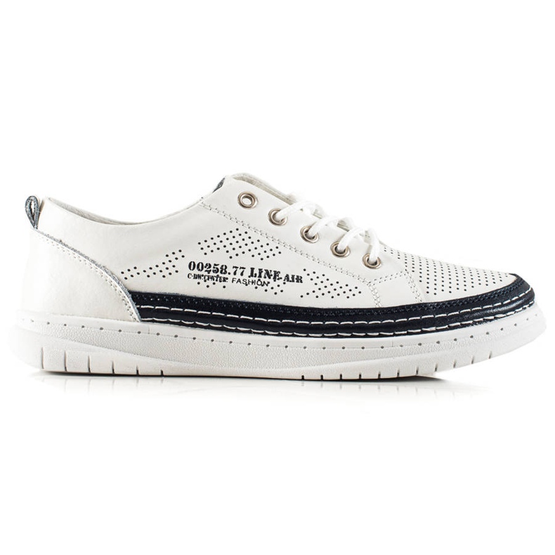 Goodin Lässige Sneaker aus Leder weiß