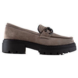 Modische Loafer auf der LA.FI-Plattform grau