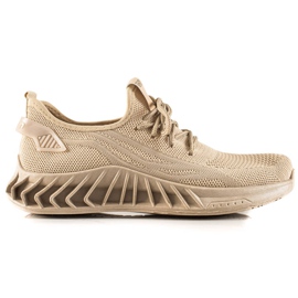 TRENDI Hellbeige Turnschuhe