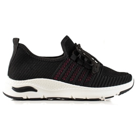 TRENDI Sportschuhe zum Hineinschlüpfen schwarz