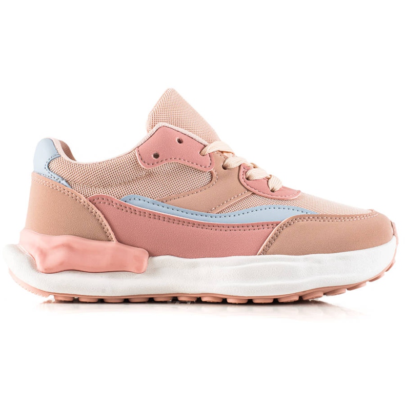 TRENDI Bequeme rosa Turnschuhe