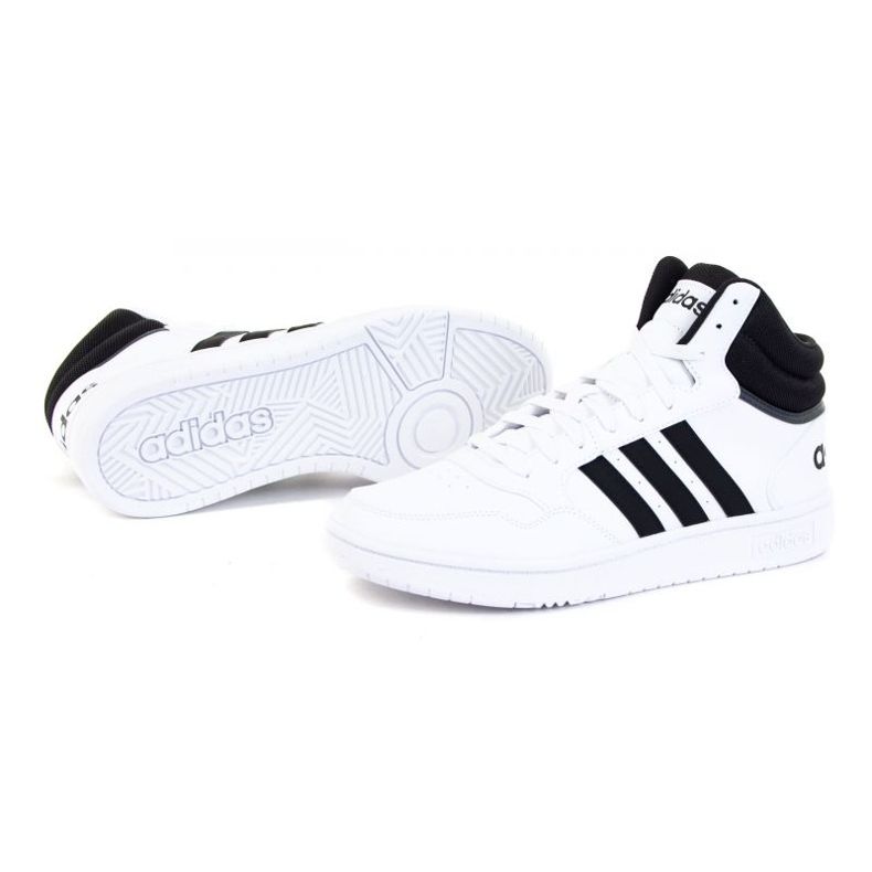 Adidas Hoops 3.0 Mid M GW3019 Schuhe weiß