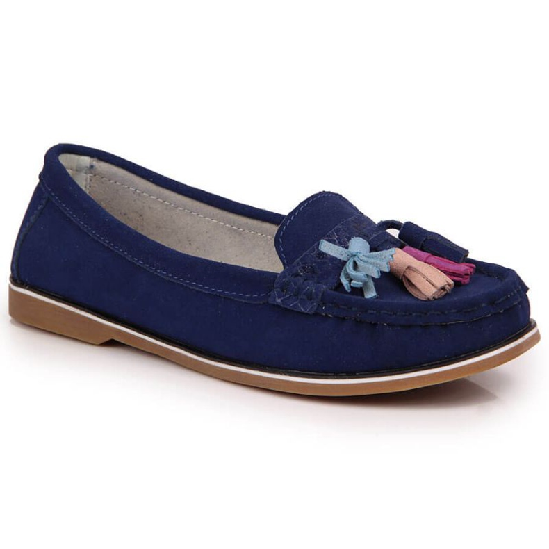 Evento Mokassins mit Fransen Jezzi W JEZ328A marineblau navy blau