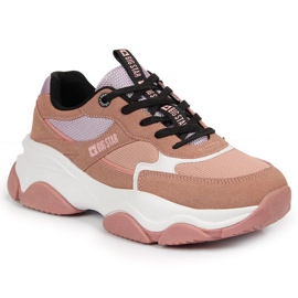 Sportschuhe Big Star W JJ274577 rosa