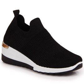 Turnschuhe Socken schlüpfen McKeylor W JAN95B schwarz