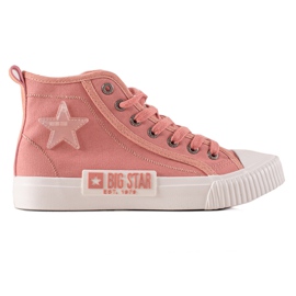 High-Top-Turnschuhe für Damen Big Star JJ274382 rosa