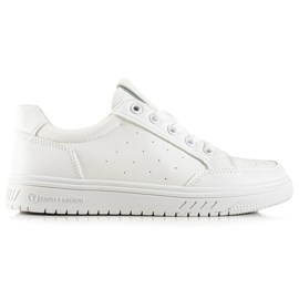 G2G/Good To Great Weiße Sportschuhe mit Öko-Leder