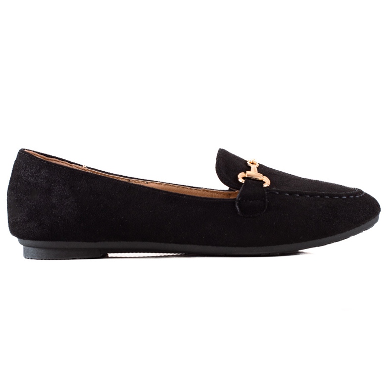 Schwarze stylische VINCEZA-Loafer