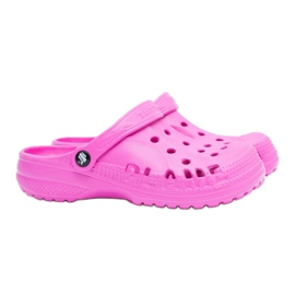 Flameshoes Damen Hausschuhe Pink Light Crocs Eva rosa