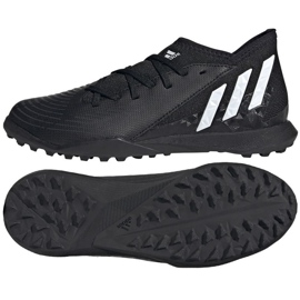 Adidas Predator Edge.3 Tf Jr GZ2895 Fußballschuhe schwarz schwarz