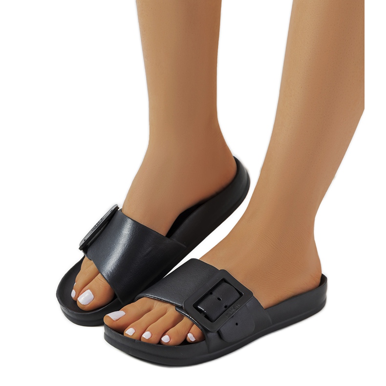 Schwarze Big Star FF274A389 Hausschuhe