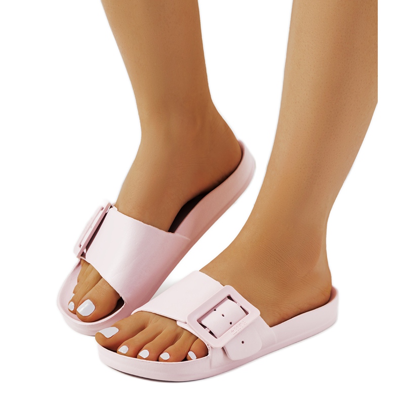 Rosa Hausschuhe Big Star FF274A387