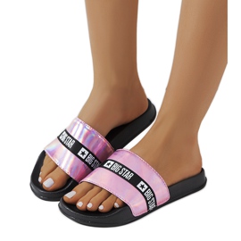 Rosa Hausschuhe Big Star GG274A008