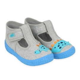 Befado Kinderschuhe 531P105 blau grau