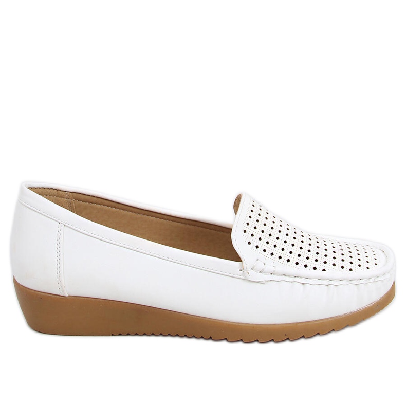 Durchbrochene Damenschuhe Ilin White weiß