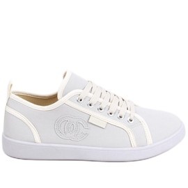 Graue Trest Graue Chanelki-Turnschuhe