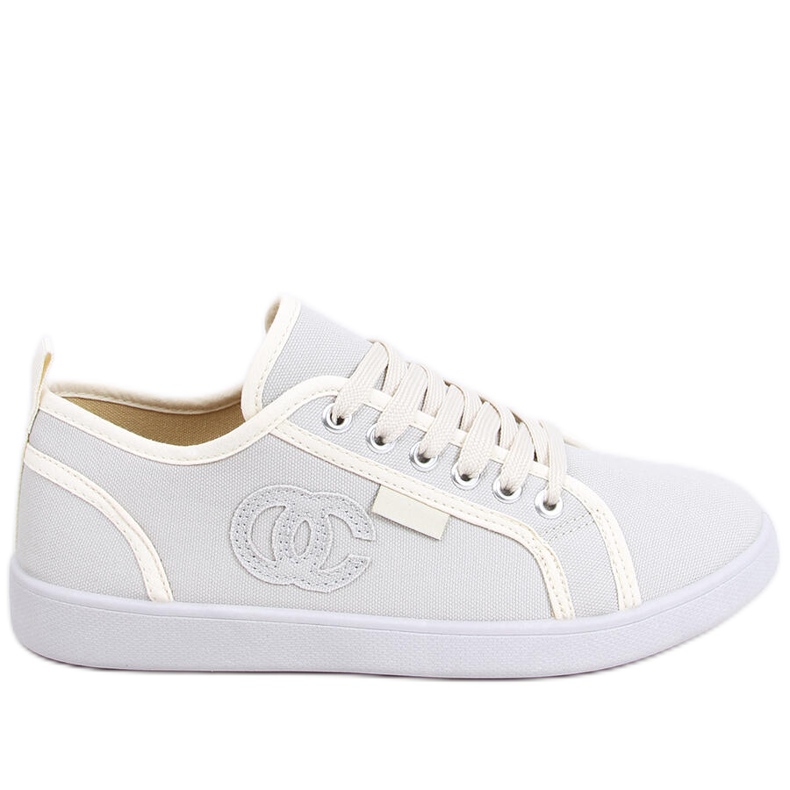 Graue Trest Graue Chanelki-Turnschuhe