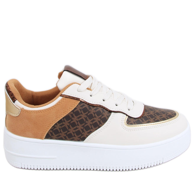 Glovi Camel Damen Sportschuhe braun mehrfarbig