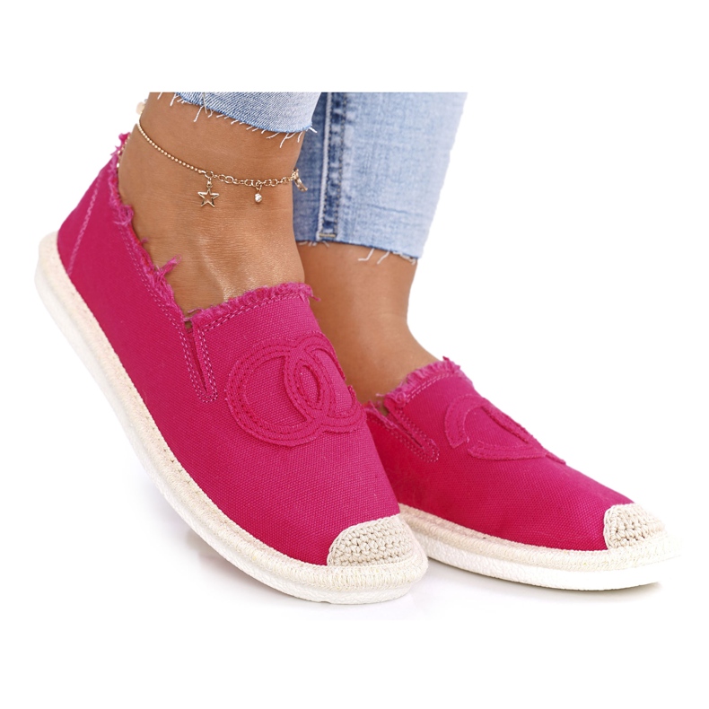 PS1 Classic Damen Espadrilles Fuchsia Flaure rosa