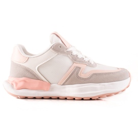 TRENDI Sportschuhe beige mehrfarbig