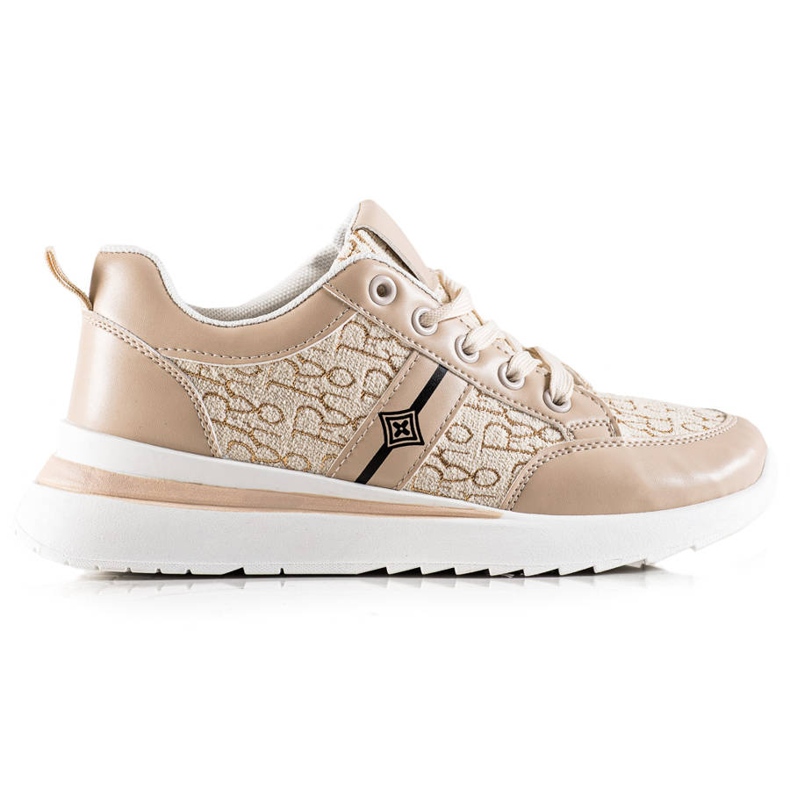 TRENDI Stylische Sneaker beige braun