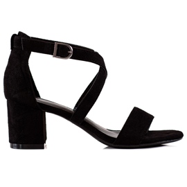 W. Potocki Sandalen auf High Heels Potocki schwarz