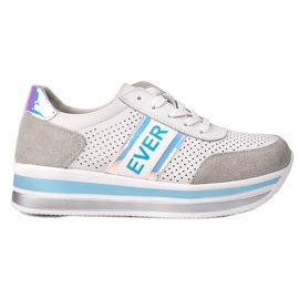 Filippo Ever Leder Sportschuhe weiß