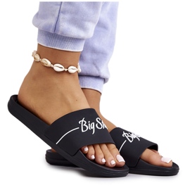 Klassische Gummihausschuhe Big Star JJ274A300 Schwarz