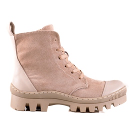 S. BARSKI Wildleder Trapper S.BARSKI beige