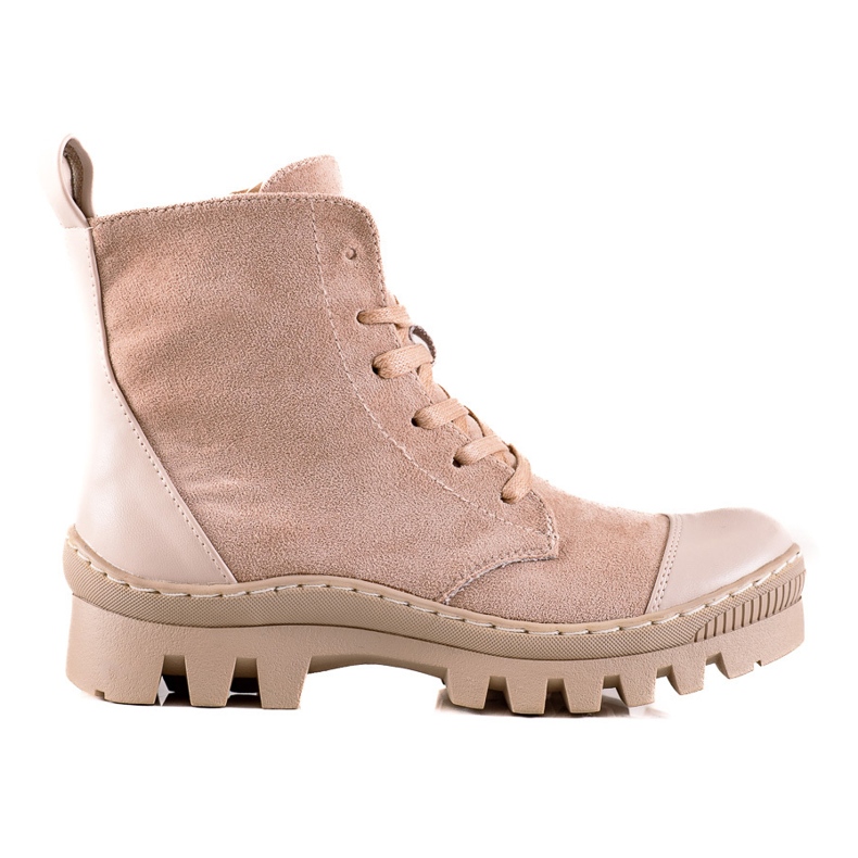 S. BARSKI Wildleder Trapper S.BARSKI beige