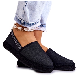 Espadrilles zum Hineinschlüpfen Big Star JJ274878 Schwarz