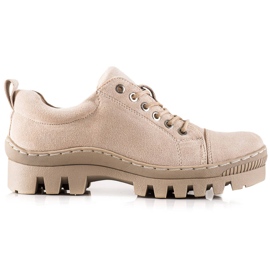 S. BARSKI S.BARSKI Plateauschuhe beige