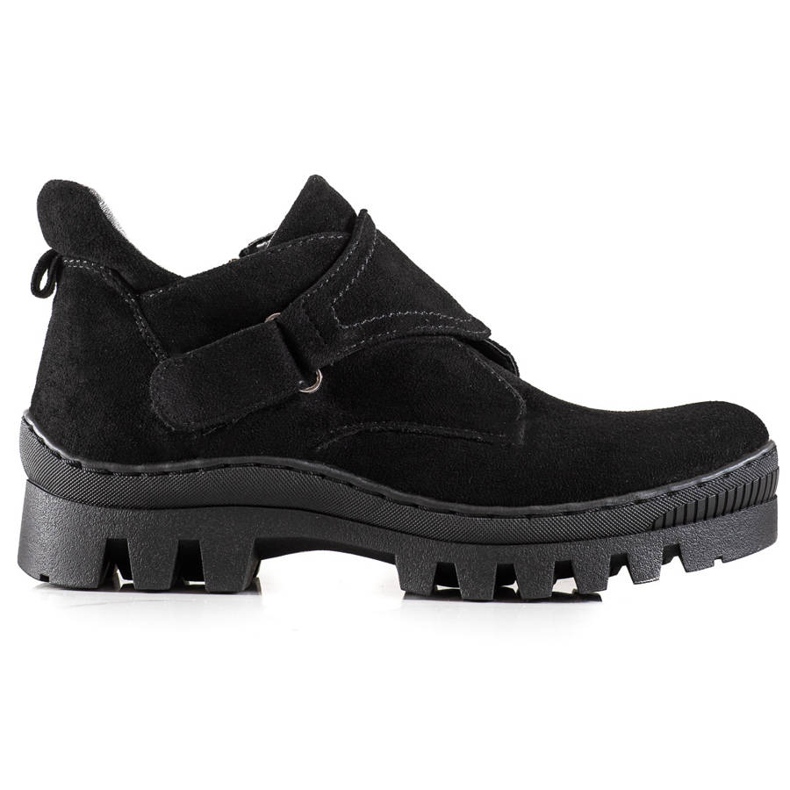 S. BARSKI Stiefel mit Klettverschluss S. Bararski schwarz