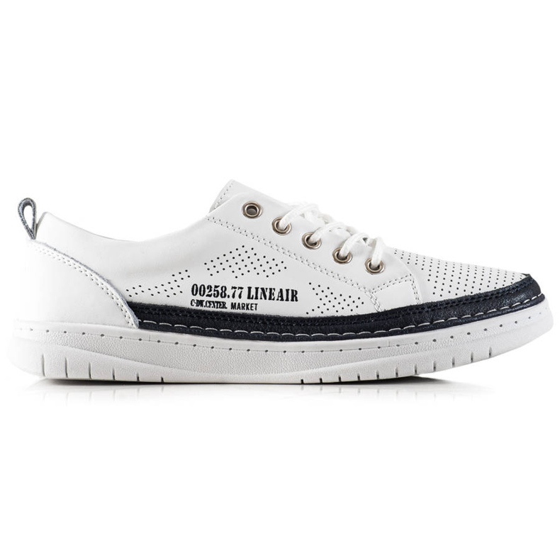 Evento Weiße Ledersneaker