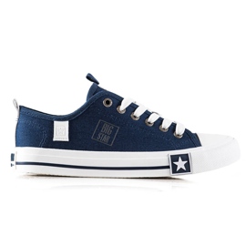 Damen Big Star Turnschuhe JJ274256 marineblau blau