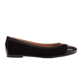 Marco Shoes Bequeme Ballerinas mit Besatz schwarz