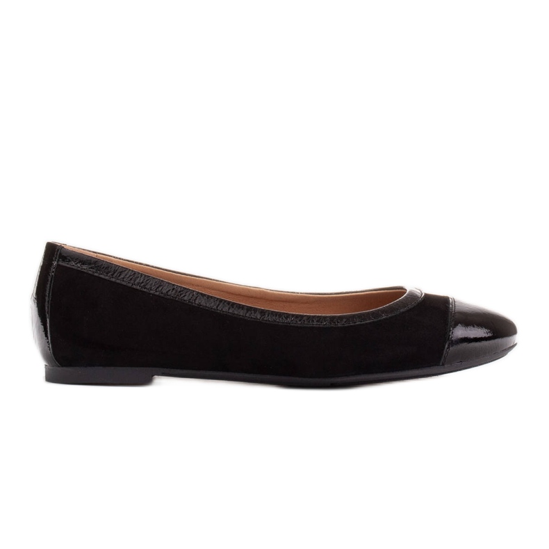 Marco Shoes Bequeme Ballerinas mit Besatz schwarz
