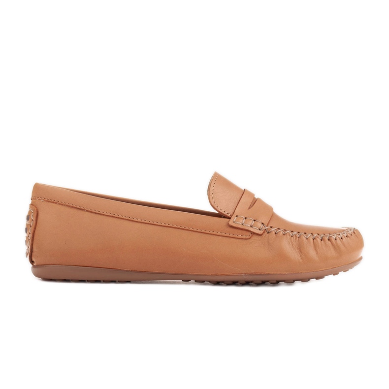 Marco Shoes Bequeme Loafer aus weichem Leder braun
