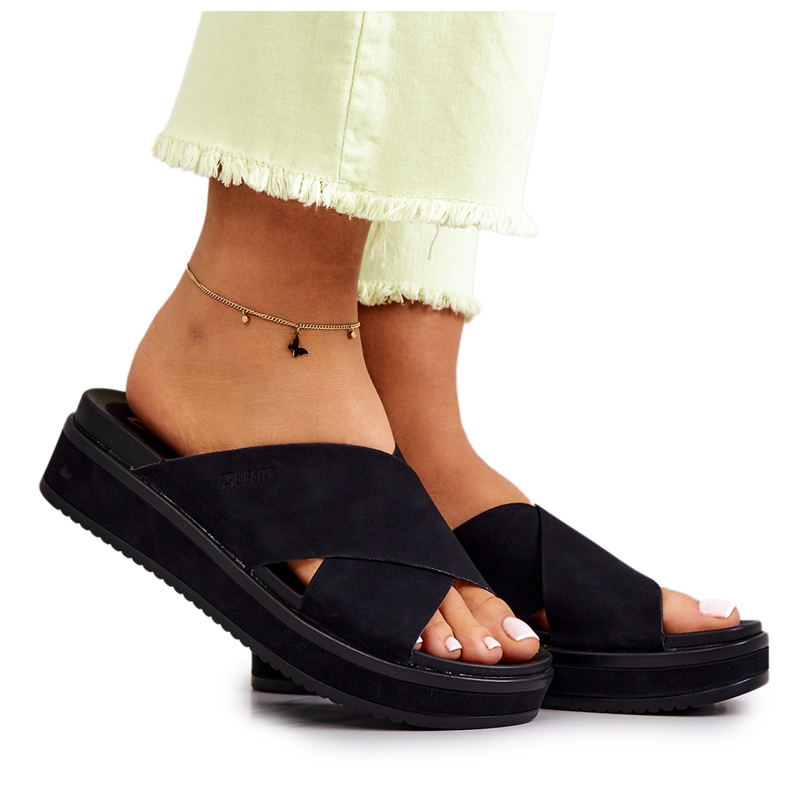 Damenhausschuhe Big Star JJ274721 Schwarz