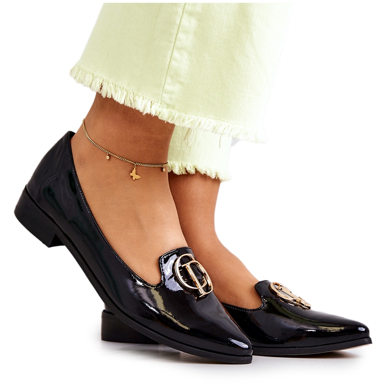 Lackloafer für Damen Lordsy Nicole 2712/035 Schwarz