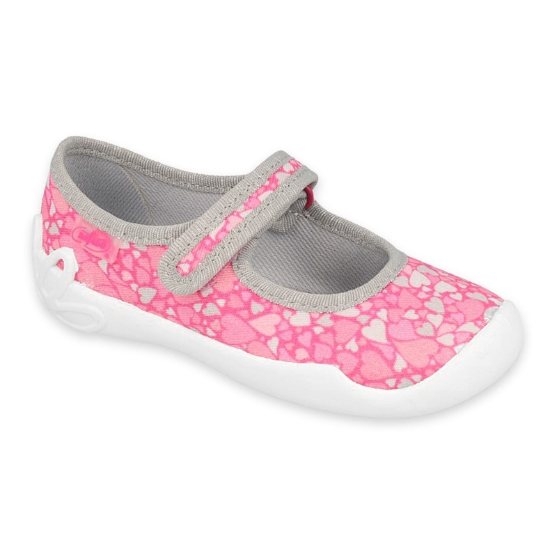 Befado Kinderschuhe 114Y476 rosa grau
