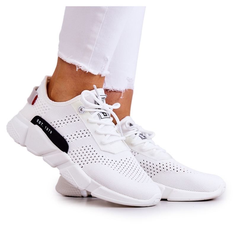 Damen Sportschuhe Memory Foam Big Star JJ274271 Weiß