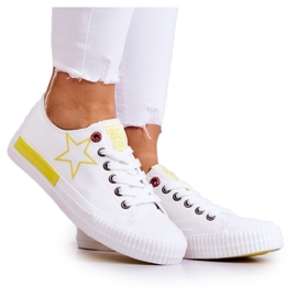 Damen Low Sneakers Big Star JJ274384 Weiß