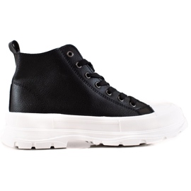 Forever Folie Modische hohe Sneakers schwarz