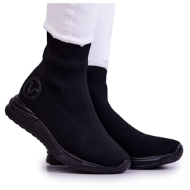 Vinceza Schwarze Sportsocken für Damen Runaway
