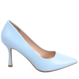 Damen-Stilettos mit Körnung Aurora Blue blau
